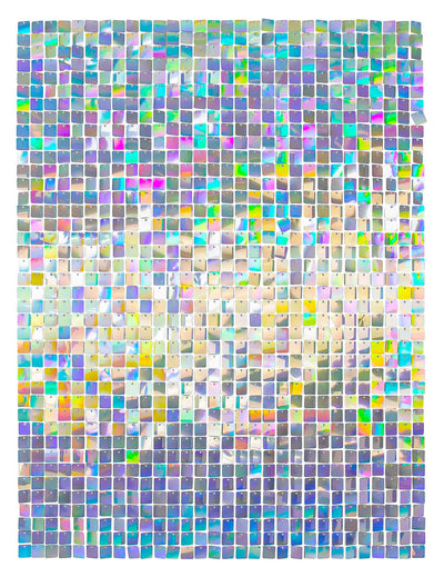 12 Panneaux de toile de fond irisé 30 x 30 cm