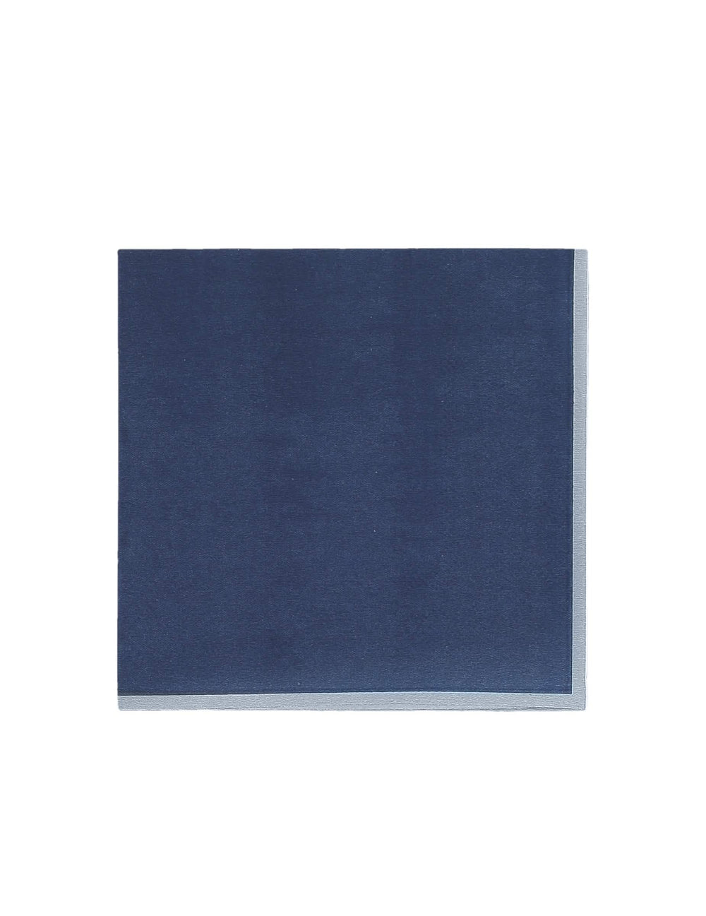 Serviettes cocktail décoration de table bleu marine et bleu orage bi-color