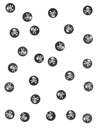 Vue d'ensemble des confettis de table pirate