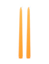2 orange Kerzen 25 cm
