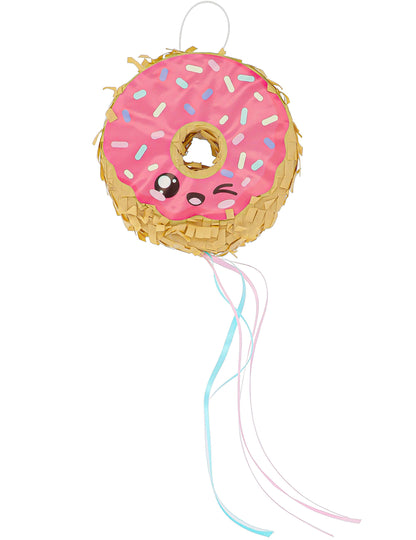2er Set Kawaï Party Mini-Piñatas Donut & Eis 15 cm