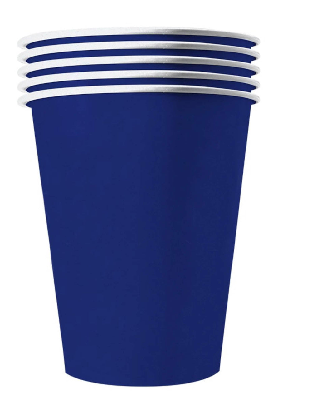 Gobelets américains en carton recyclable pour fête bleu