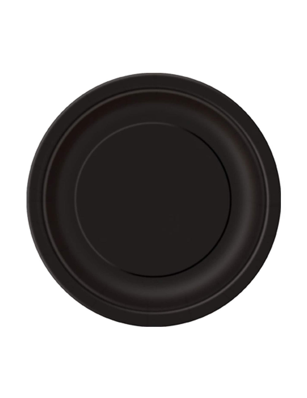 Assiettes en carton noires