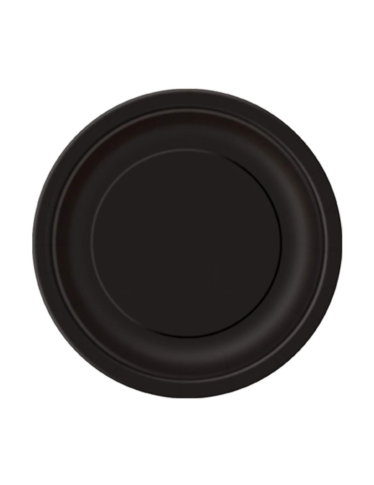 Assiettes en carton noires