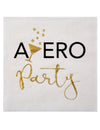 Serviettes en papier apéro party pour décoration de table blanc et doré