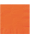 Serviettes en papier pour fête orange