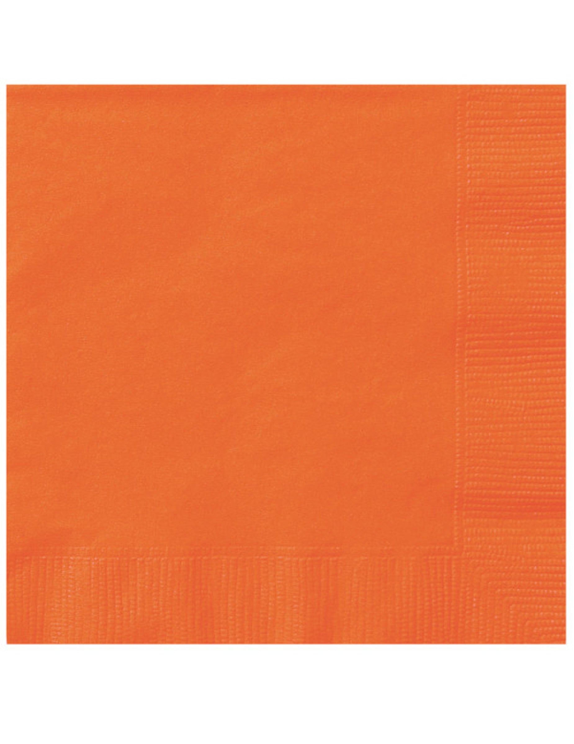 Serviettes en papier pour fête orange