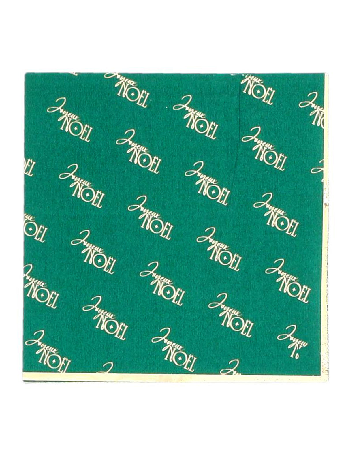 20 Cocktailservietten Frohe Weihnachten Klassik Tannengrün und Gold 24 x 24 cm
