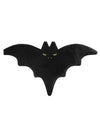 Serviettes en papier chauve-souris pour Halloween noires et dorées