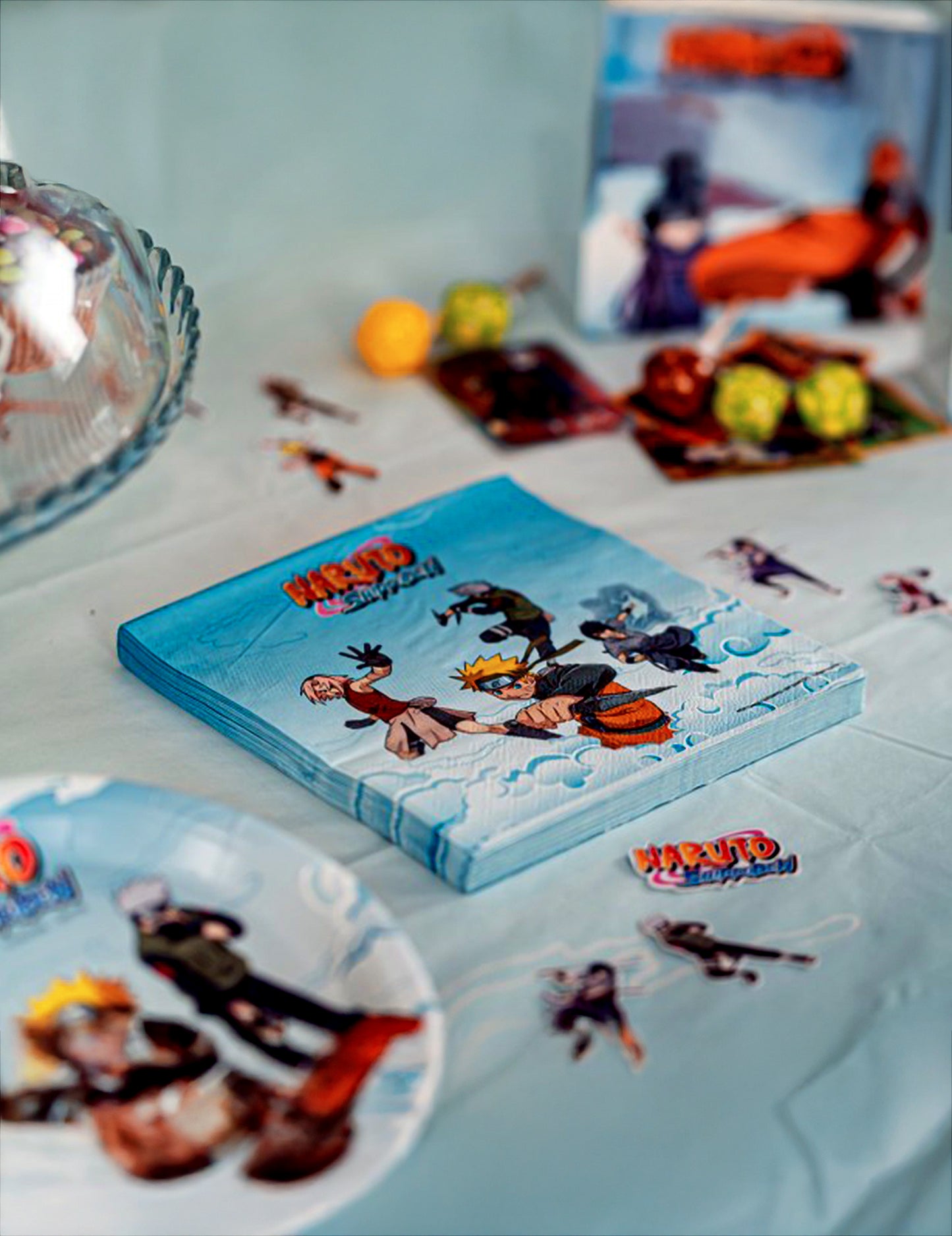 20 serviettes en papier Naruto Shippuden™ 33 x 33cm
