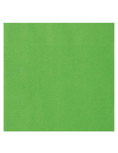 Serviettes en papier vert citron pour fête vert citron