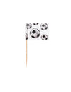 Pics Foot party pour fête blancs avec motifs ballons de football