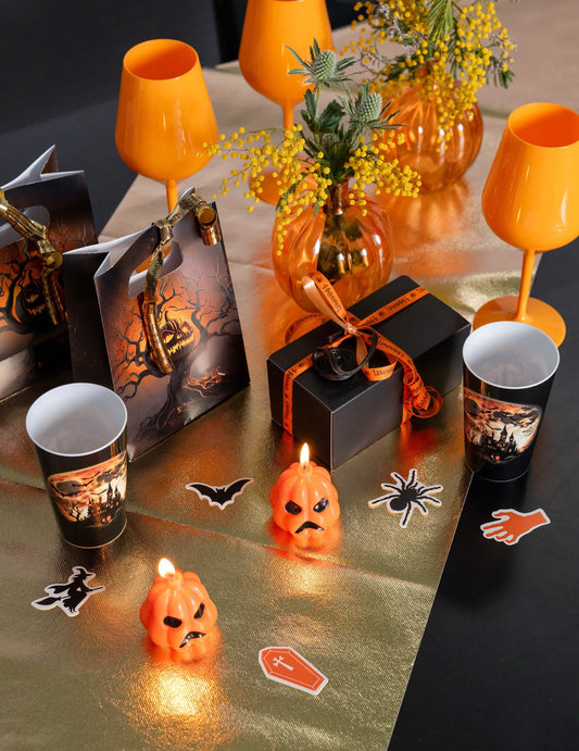 Tischkonfetti-Set Spukhaus 25-teilig Halloween-Streudeko