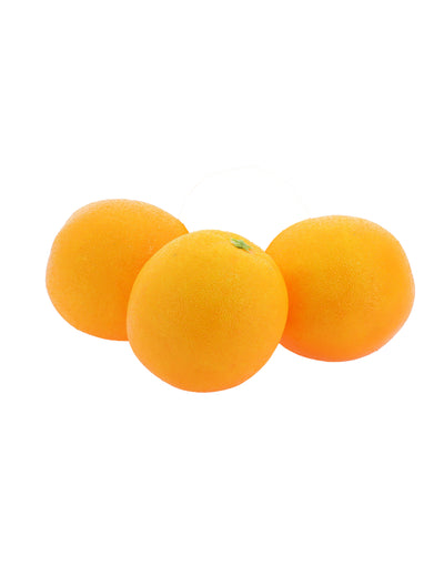 3 künstliche Orangen-Deko 8 cm