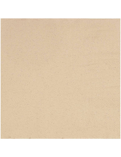 Serviettes en papier kraft pour fête brun