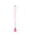Accessoire piñata flacon bulles étoile pour anniversaire rose en plastique