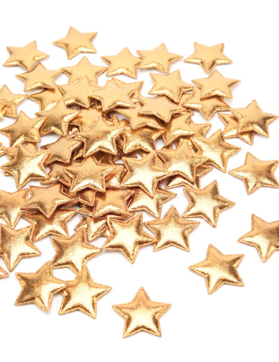 40 goldene Deko-Sterne zum Streuen 2,5 x 2,5 cm