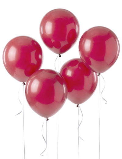 Luftballons aus Latex Raumdekoration 5 Stück rot 47 cm