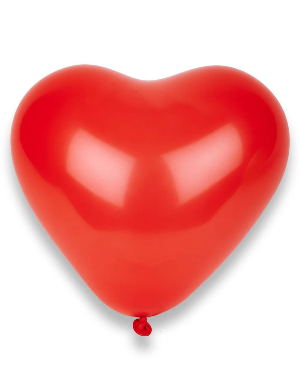 50 rote Luftballons in Herzform