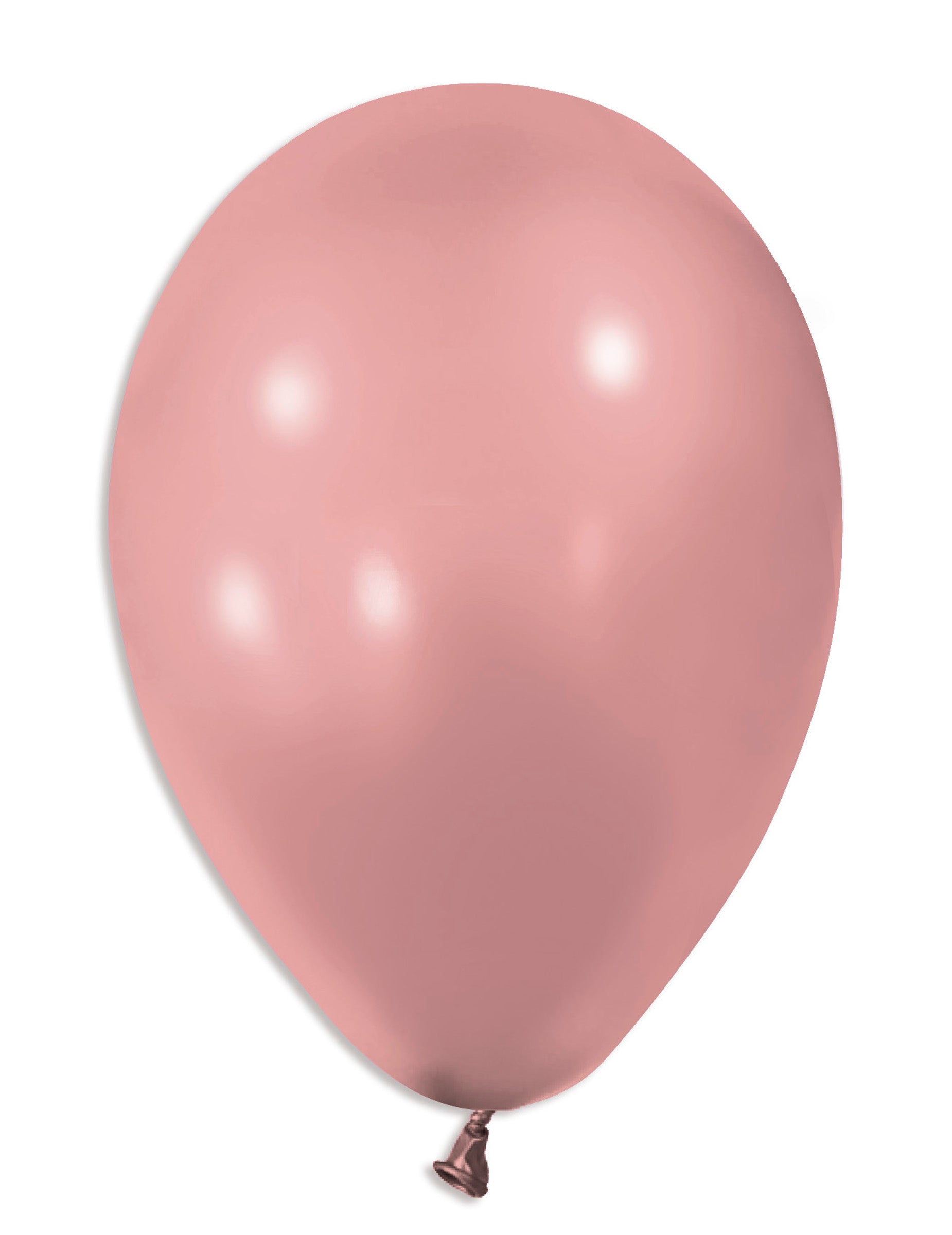 50 Ballons métallisés pour fête rose gold