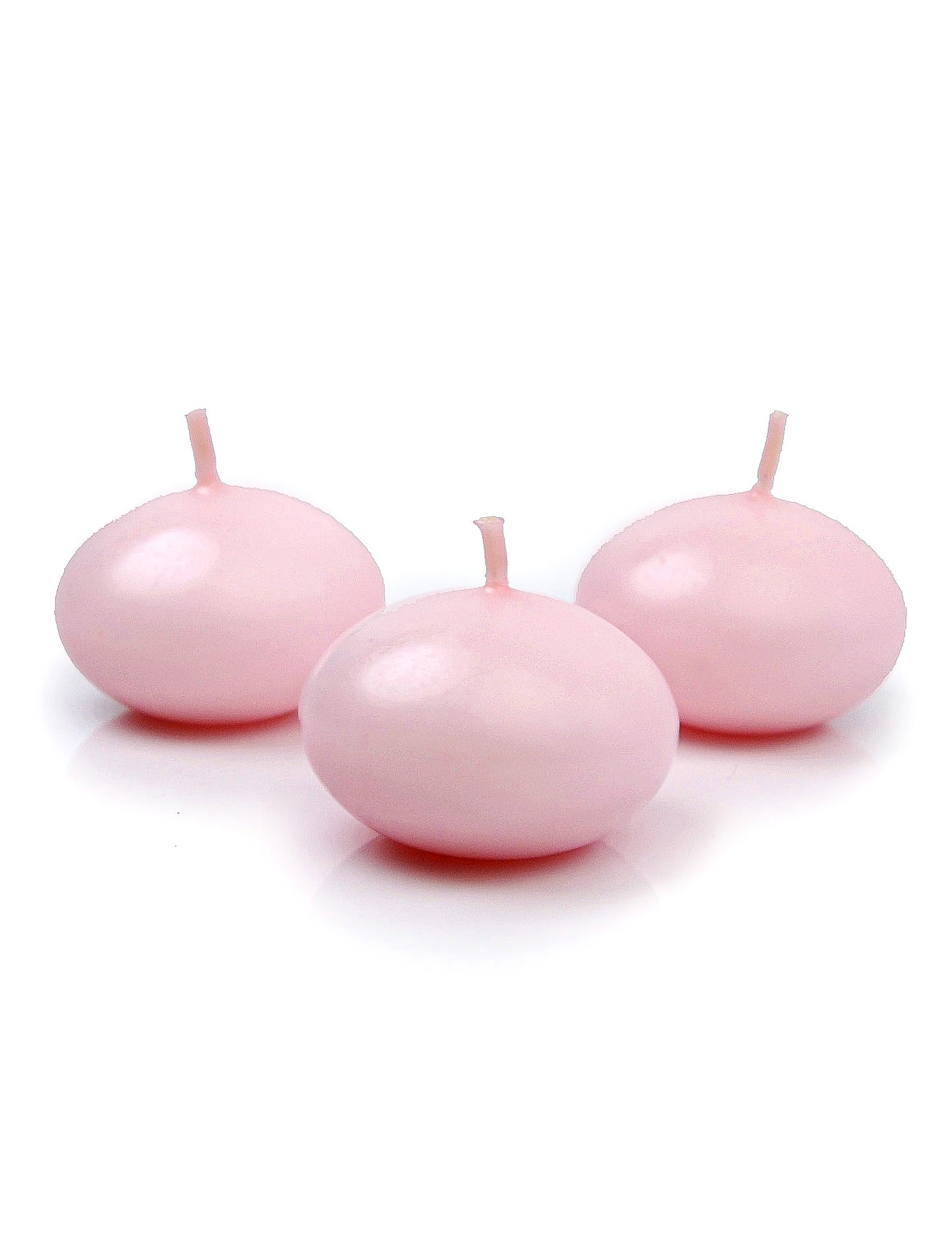 Schwimmkerzen rosa matt 40 mm - 50 StÃ¼ck