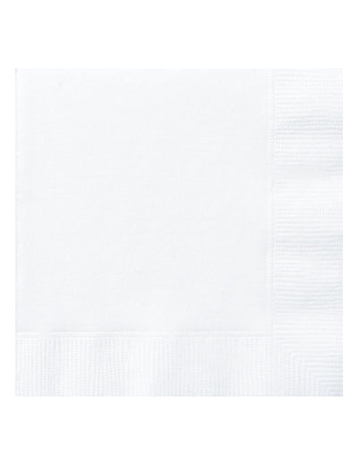 50 weiße Papierservietten 33 x 33 cm