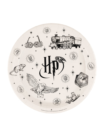 6 Harry Potter™ Partyteller aus Pappe 23 cm