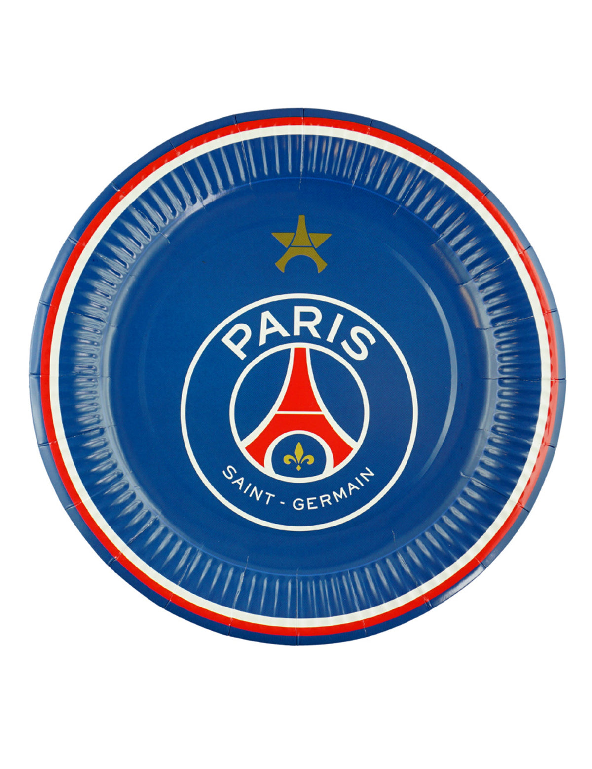 6 Pappteller PSG ™ 23 cm