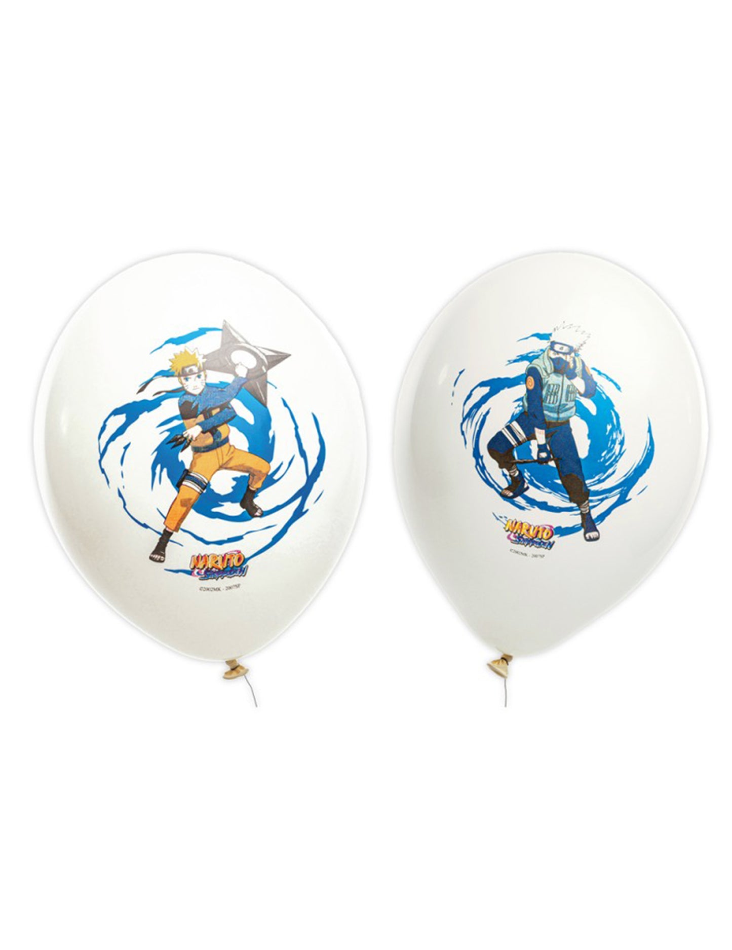 6 Ballons latex Naruto/Kakashi Shippuden™ 27cm