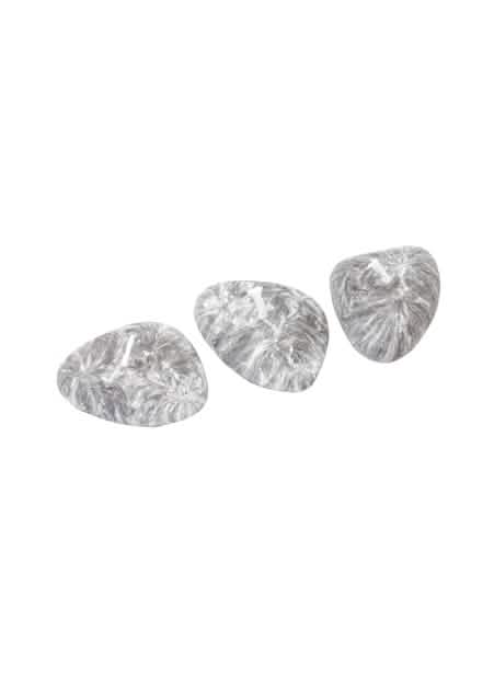 Bougies déco cailloux zen galets pour décoration gris