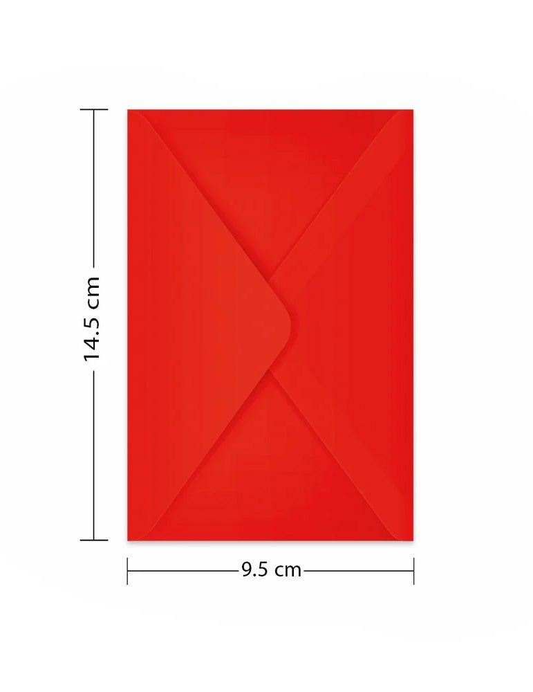 Dimensions de l'enveloppe de la carte d'invitation Happy Birthday pour anniversaire