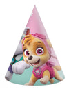 Chapeau de fête Pat'Patrouille Stella et Everest pour enfant rose et bleu