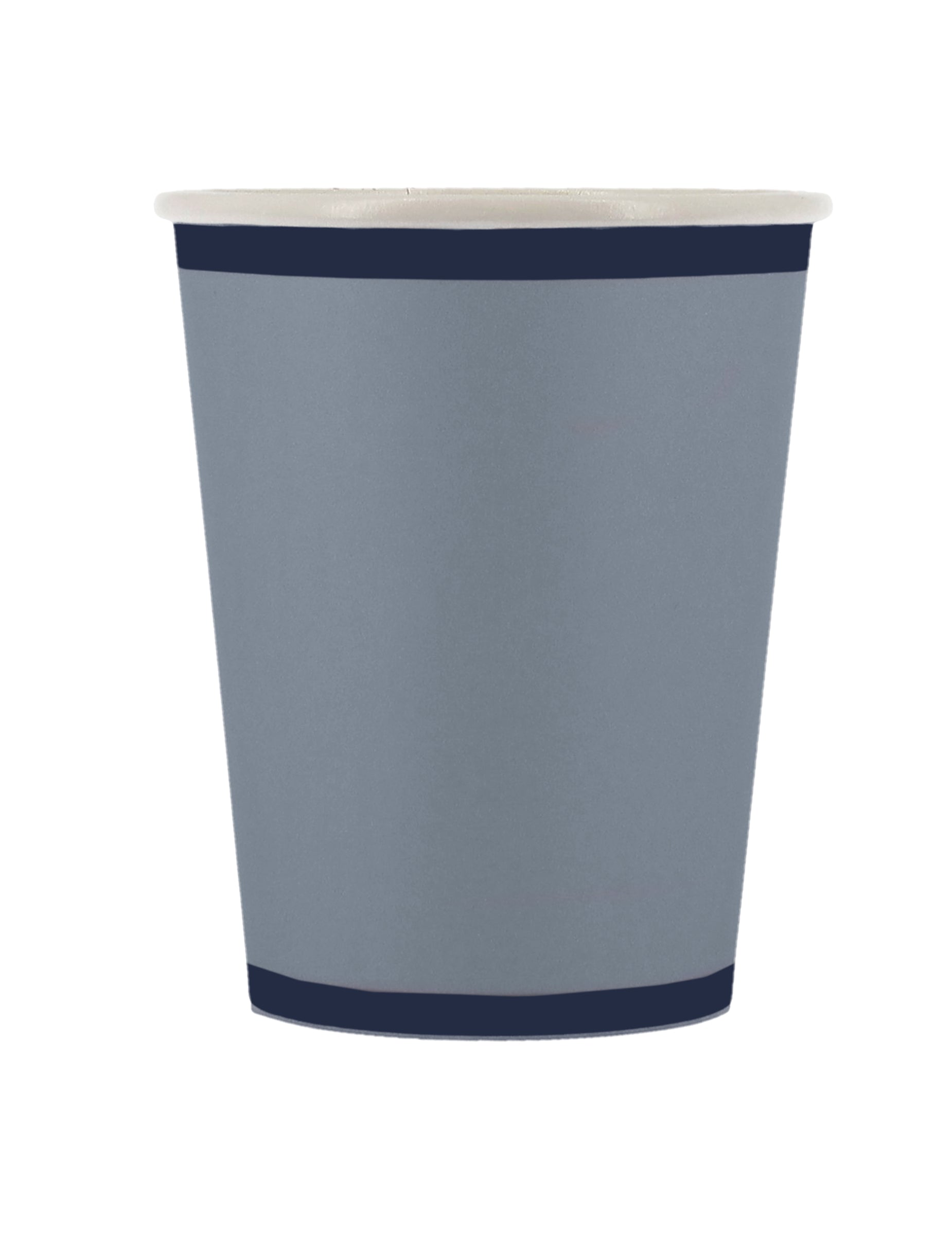 Gobelets en carton pour fête bleu orage et bleu marine
