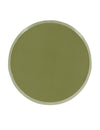 Petites assiettes décoration bohème pour fête vert sauge et vert de gris bicolores