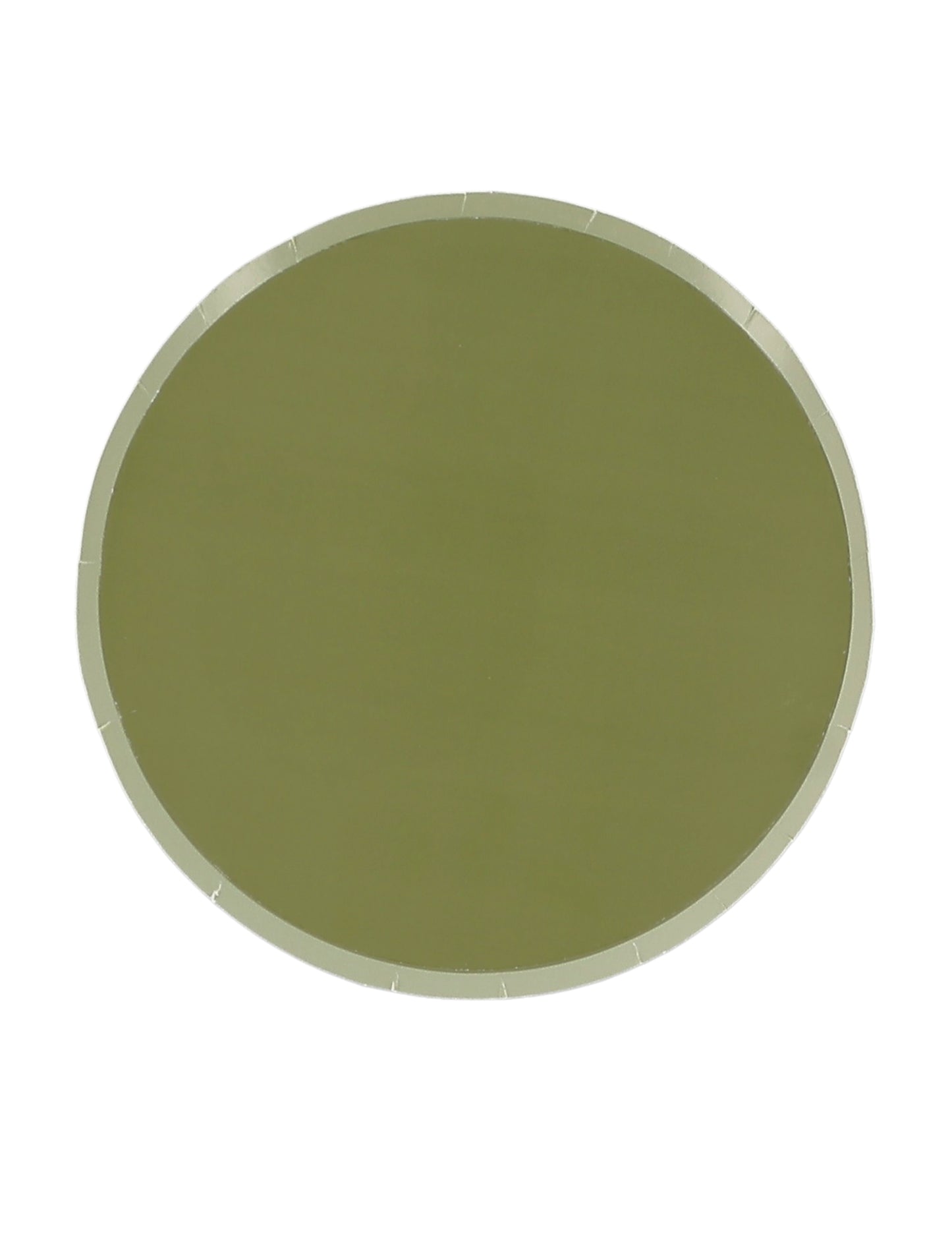 Petites assiettes décoration bohème pour fête vert sauge et vert de gris bicolores
