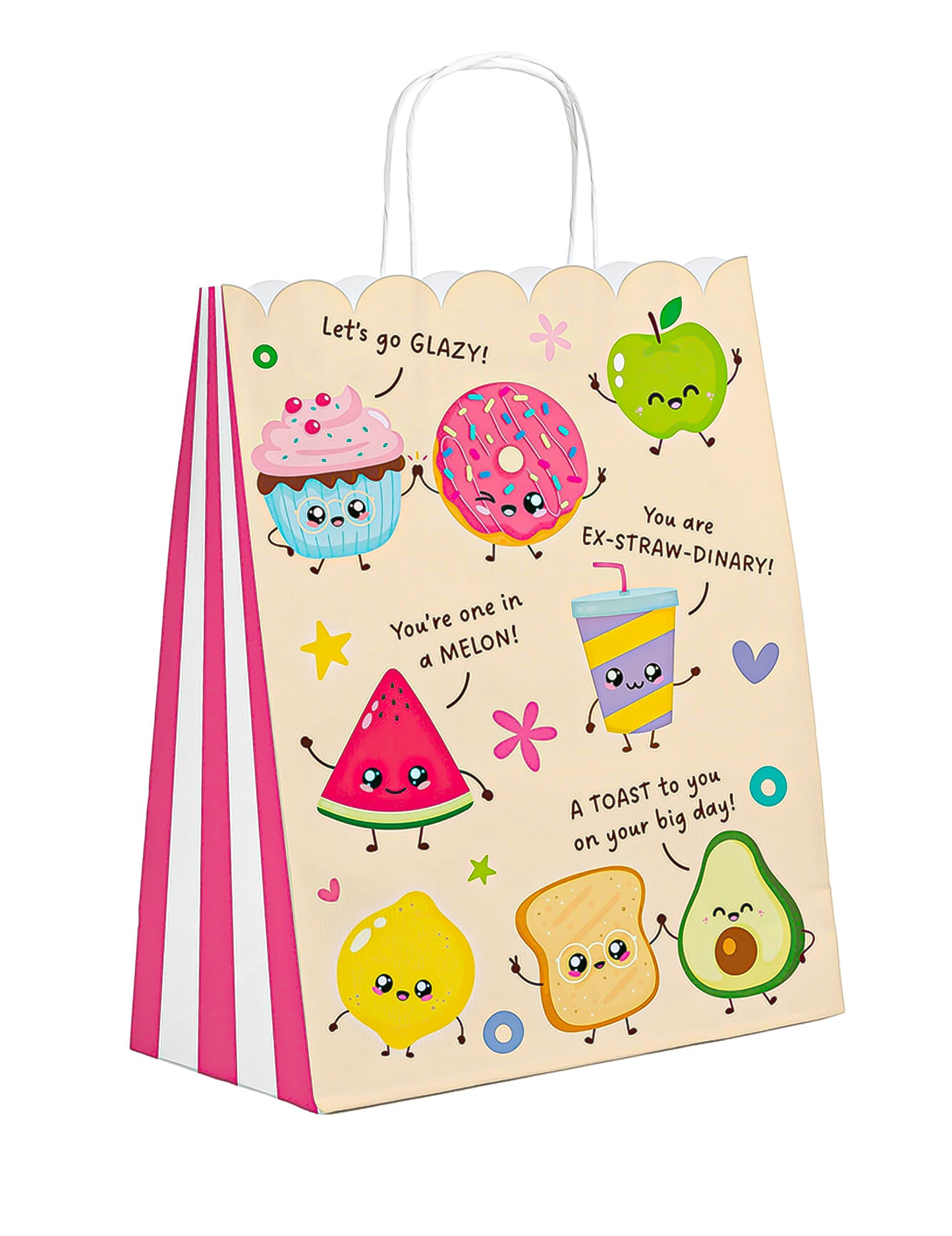 6 Kawaii Party Geschenktüten aus Papier für Geburtstage