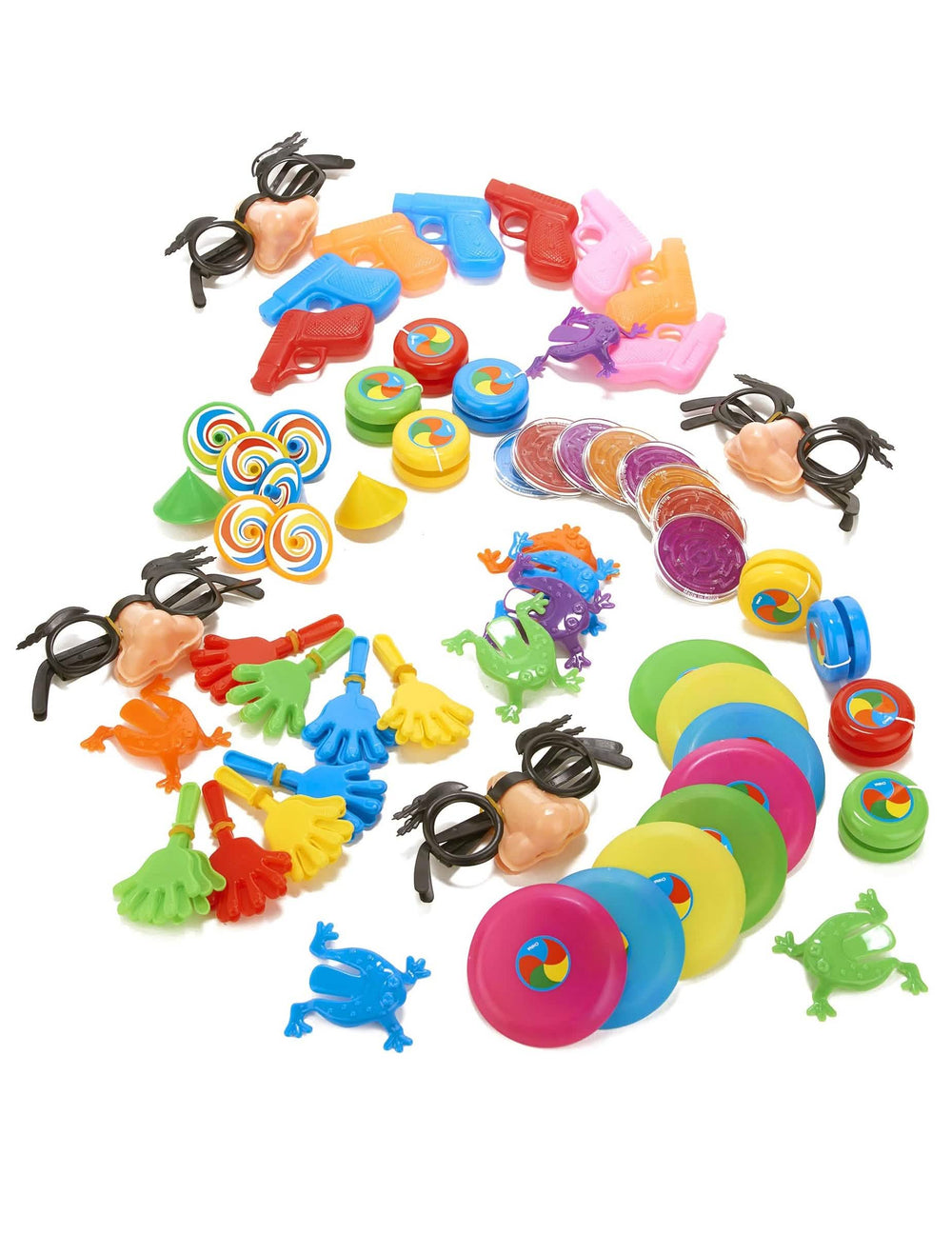 64 kleine Mehrfarbige Spielzeuge für Piñata für Kinder