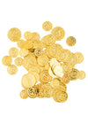 50 pièces de monnaie pirate pour enfant et adulte dorées