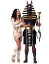 Ägyptisches Paarkostüm Mumie & Anubis