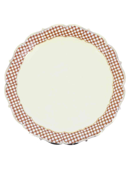 8 Cottage Living Pappteller 23 cm