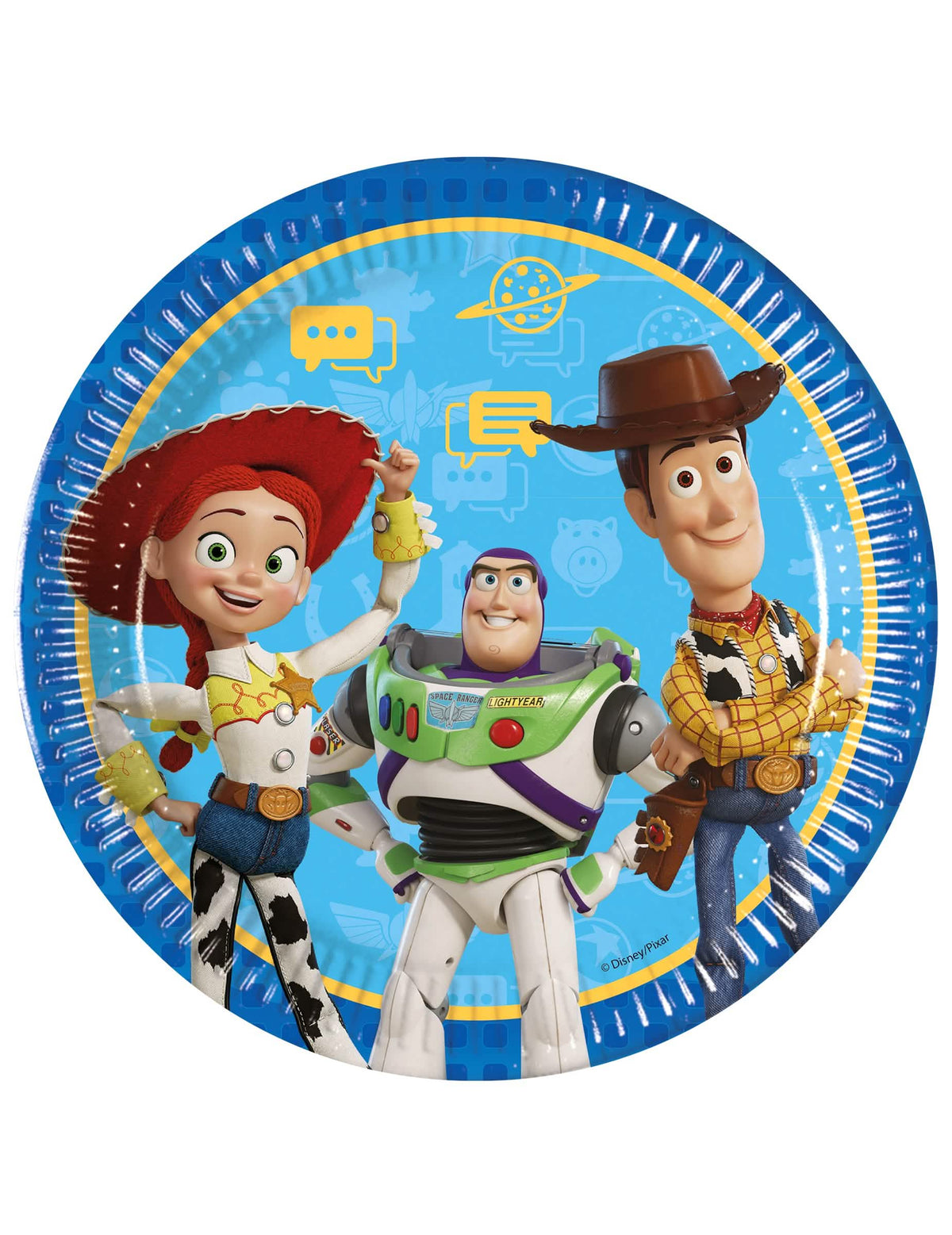 8 Toy Story 5™ Teller aus Pappe Ø 23 cm