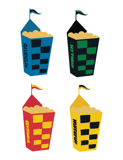 8 Quidditch Harry Potter™ Mitgebsel-Boxen