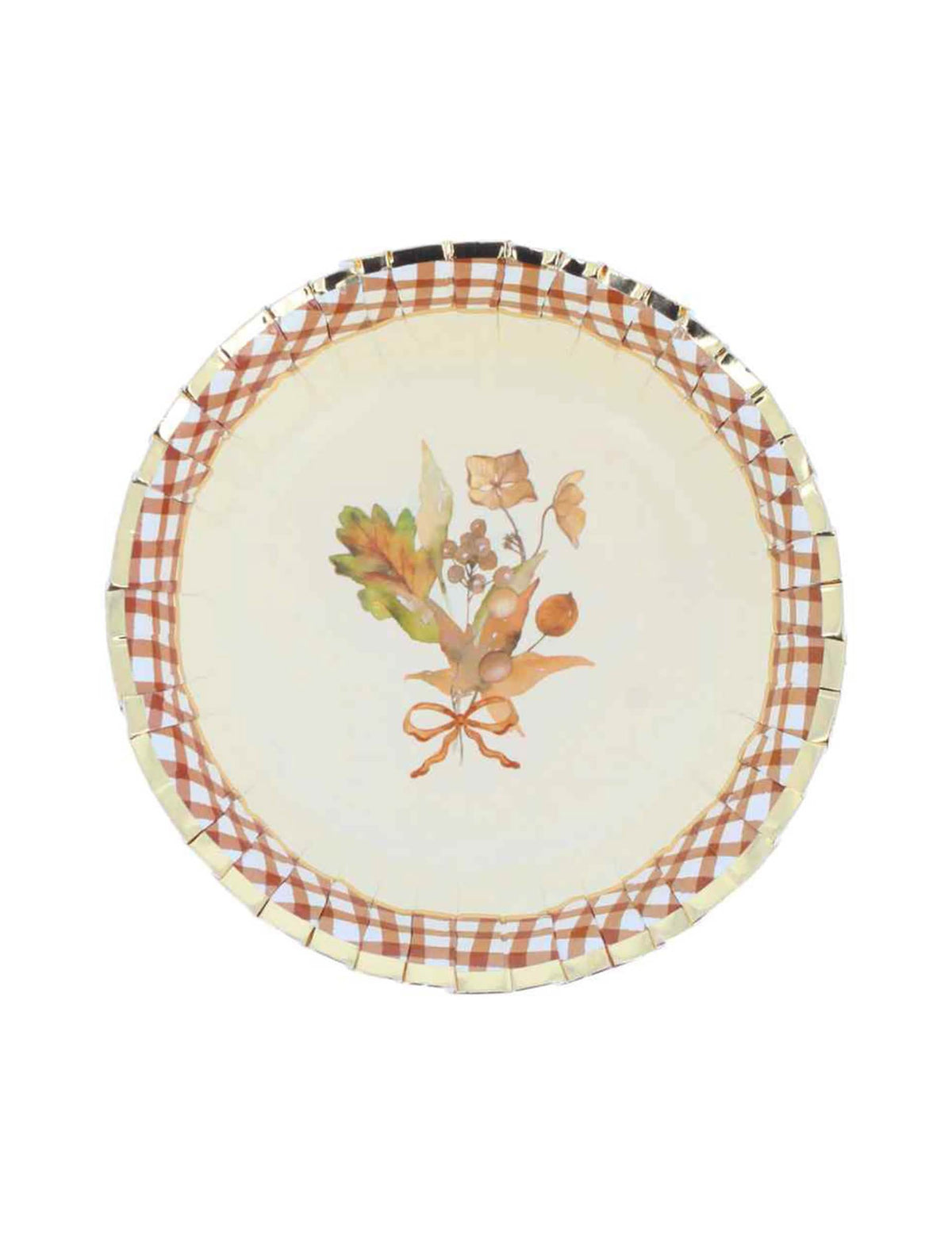 8 Pappschalen im Cottage Living Stil 13,5 cm