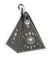 8 Papier-Schalen Cosmic Spirit, schwarz-gold, 8,5 × 6,7 cm