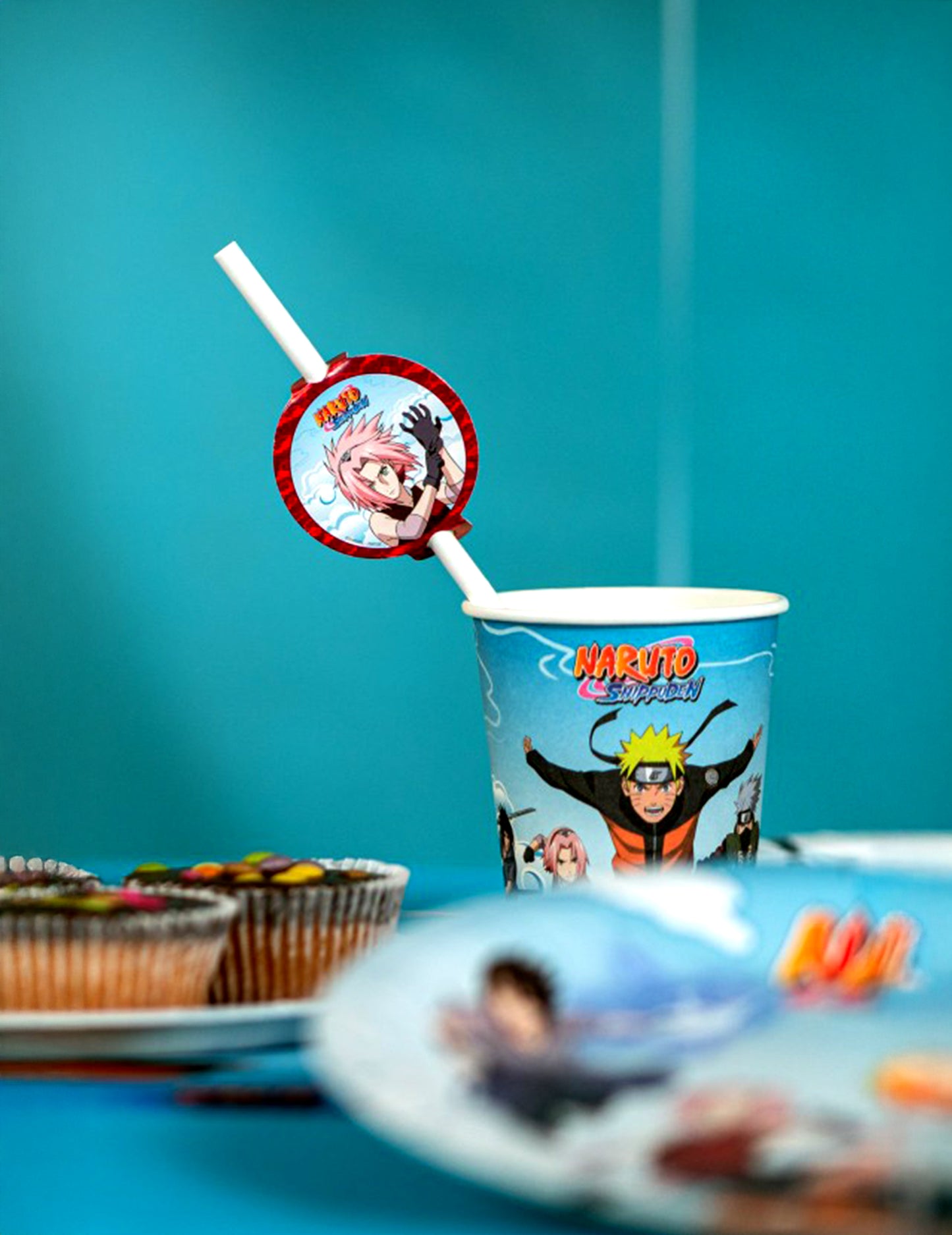 8 Pappbecher Naruto Shippuden™ 250 ml