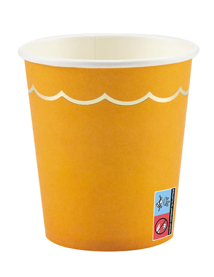 Vue de dos du gobelet en carton citrouille sweety