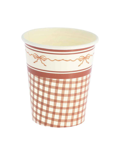 Set mit 8 Cottage Living Pappbechern 255 ml
