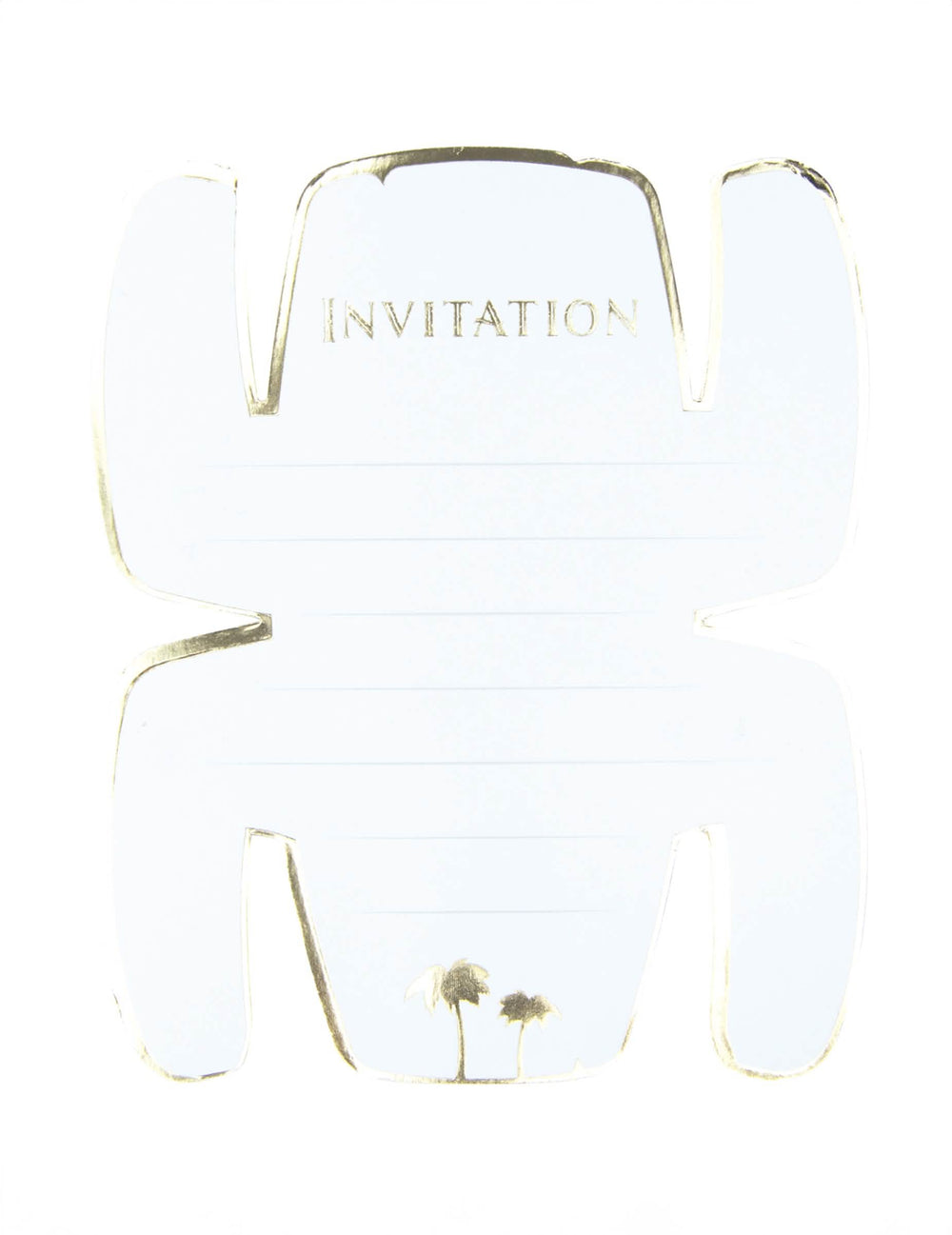 Détail de la zone d'écriture des invitations totem aventurier