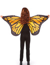 Ailes de papillon pour enfant orange et noir