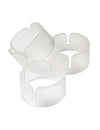 6 Ballon-Verschluss-Clips transparent